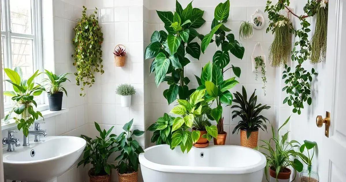 Benefits of Having Plants in Bathrooms