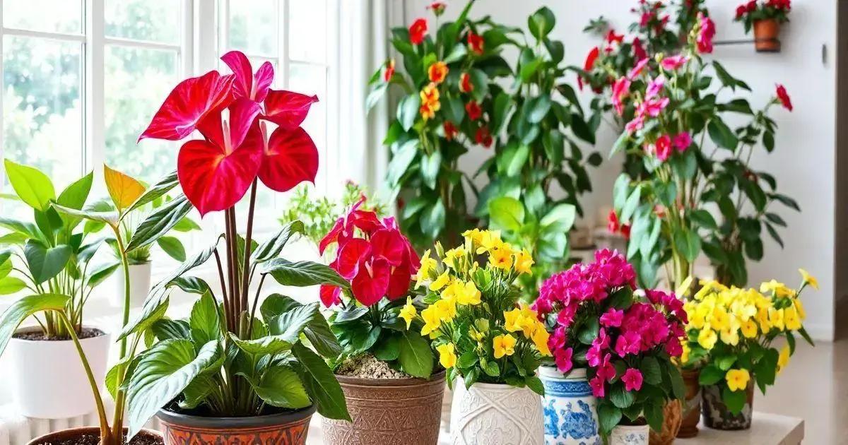 Colorful Flowering Plants for Your Living Room