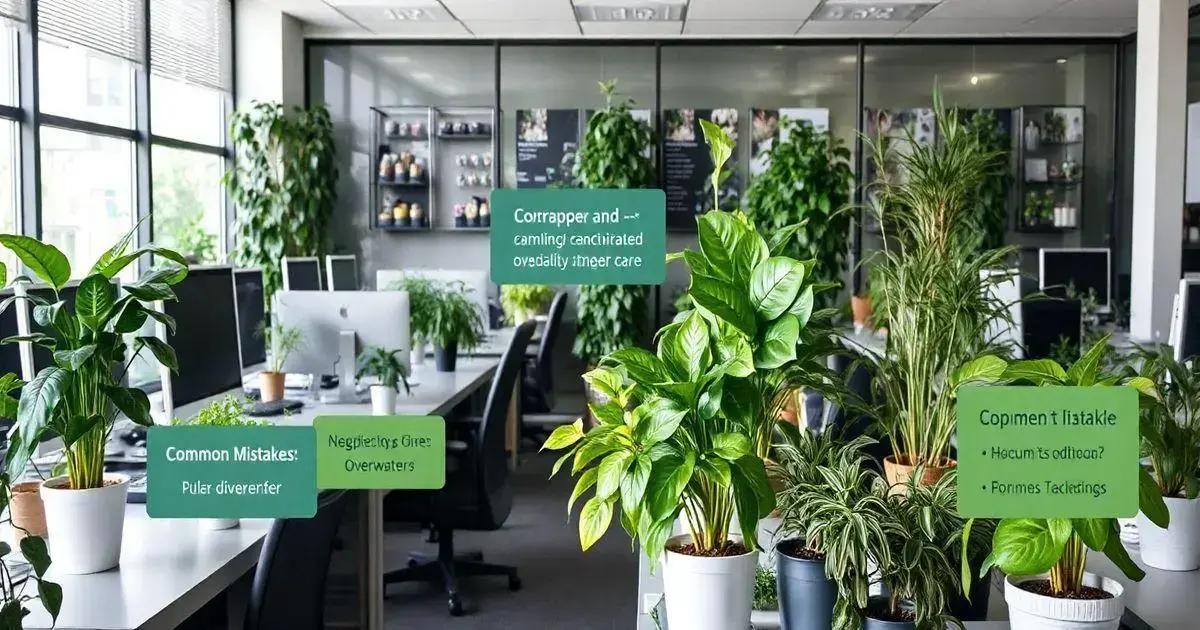 Common Mistakes with Office Plants