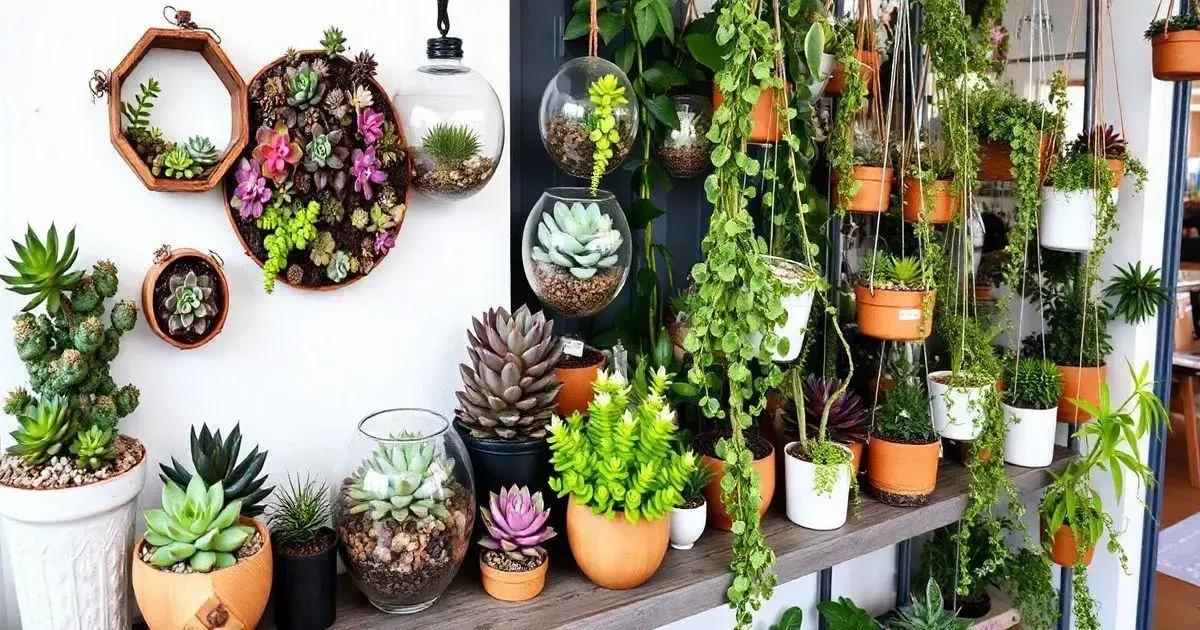 Creative Display Ideas for Succulents