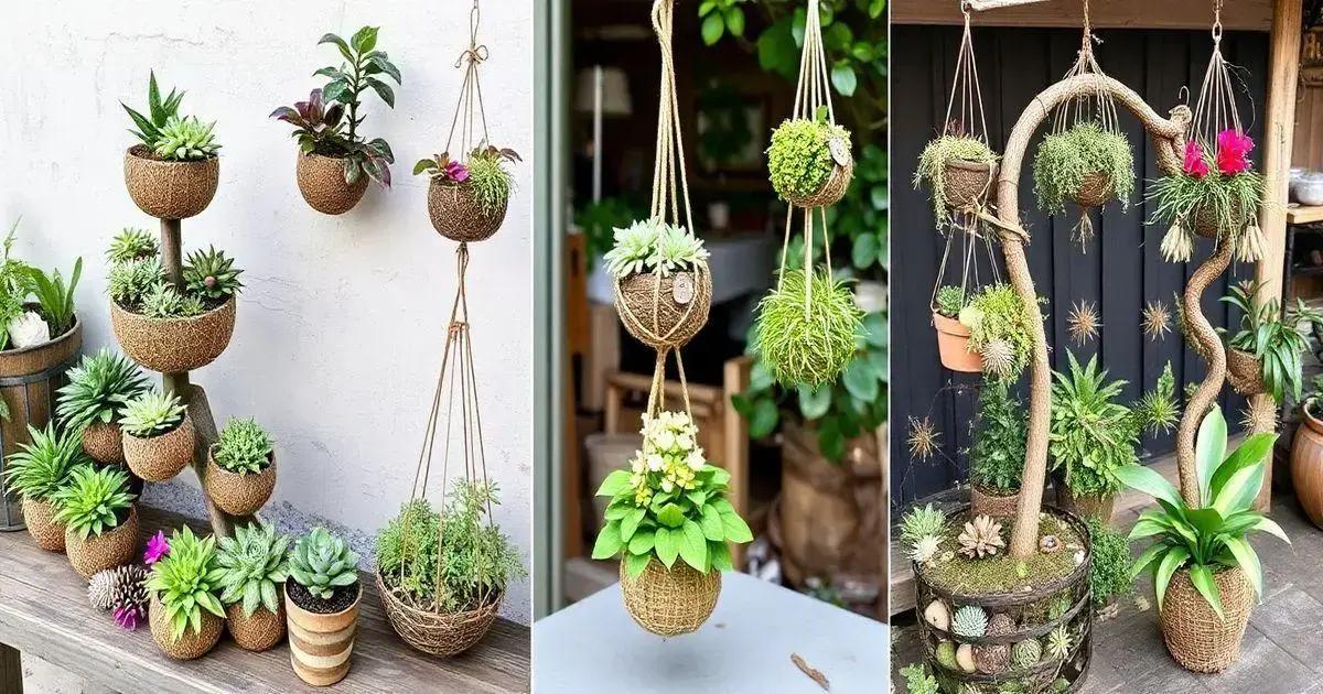 Creative Kokedama Arrangements