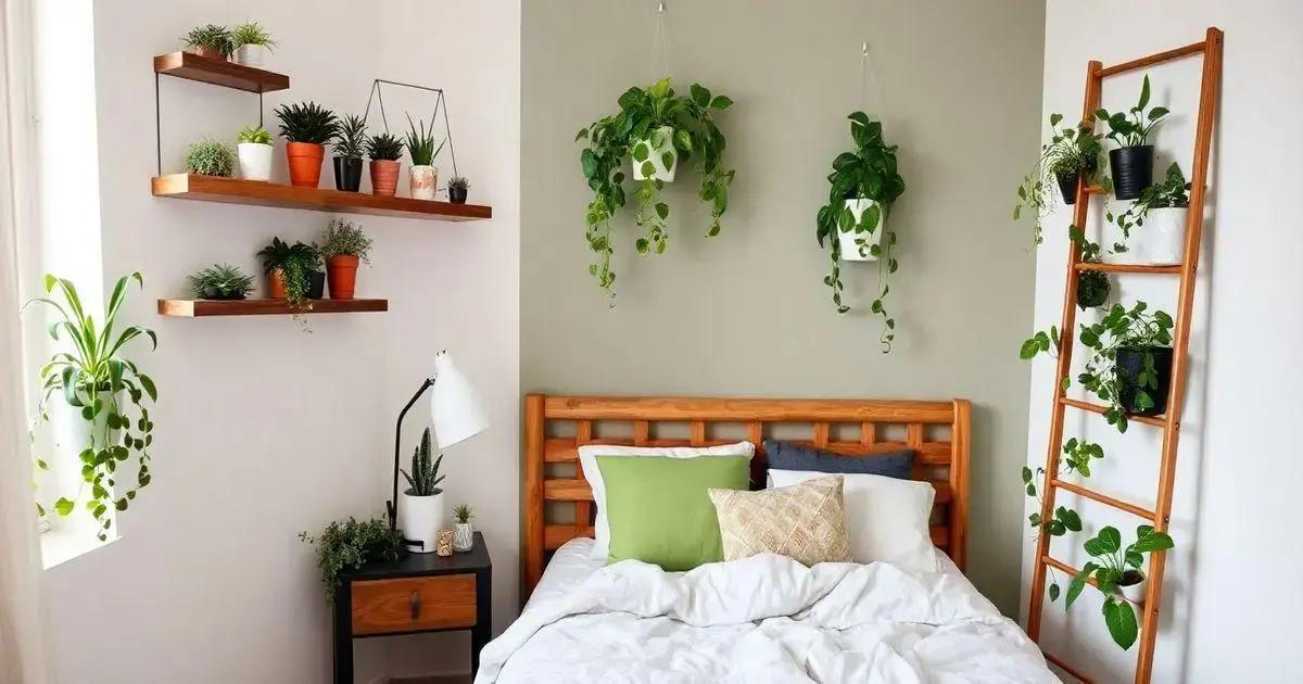 DIY Plant Display Ideas for Small Bedrooms