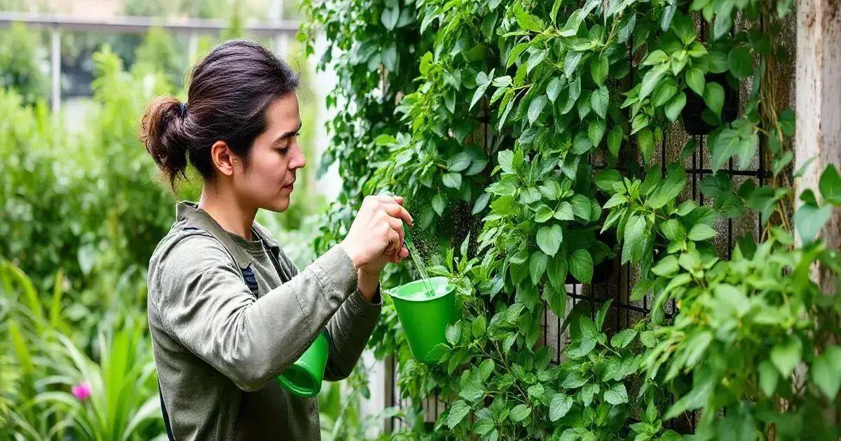 Maintaining Your Vertical Garden