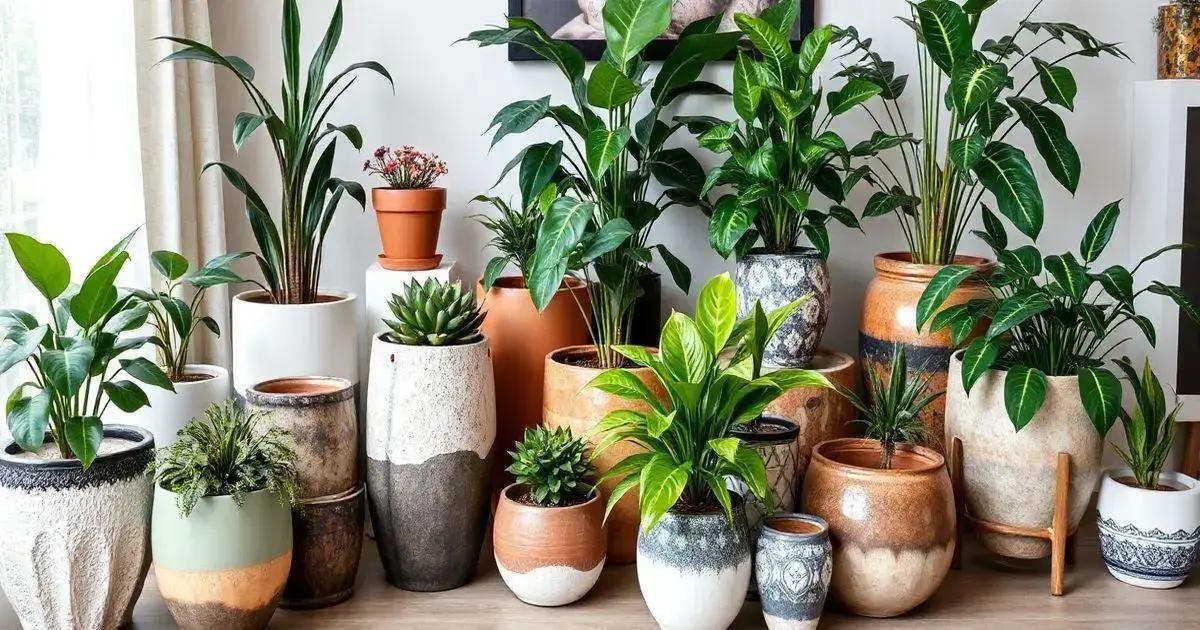 Using Decorative Plant Pots for Style